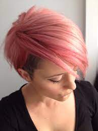 Pastel Pink Hair Side Undercut Hair Happy Hair Pink Hair