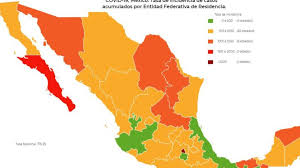 El gobierno ha determinado que el estado está en el color amarillo en el sistema de semáforo federal. Mapa Muertes Y Casos De Coronavirus En Mexico Por Estados Hoy 18 De Noviembre As Mexico