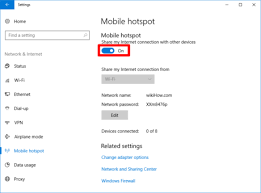 Turn your windows 10 pc into a mobile hotspot by sharing your internet connection with other devices select the start button, then select settings > network & internet > mobile hotspot. How To Create A Hotspot In Windows 10 5 Steps With Pictures