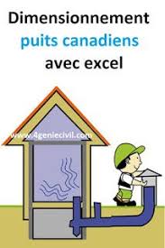 Dimensionnement De Puits Canadiens Avec Excel En 2020 Puit Canadien Mur De Soutenement Puits
