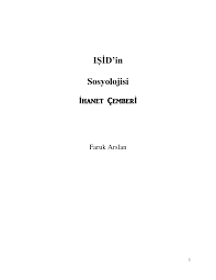 Hayatın sıcaklığına dokunan ölü bir el gibi aklımdakiler… gördüklerim. Pdf The Circle Of Betrayal Isis Isid In Sosyolojisi Ihanet Cemberi In Turkish