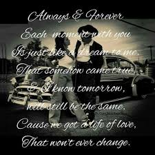Always And Forever I Love You Baby Gangster Love Quotes Gangsta Quotes Love Quotes For Her