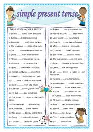 Simple Present Tense Worksheet Free Esl Printable Worksheets Made By Teachers Simple Present Tense Simple Past Tense Simple Present Tense Worksheets
