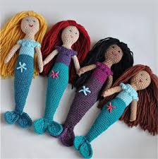 A Rainbow Of Mermaids Custom Doll Mermaid Crocheted Toy Christmas In July Made To Order Choice Of Colors Mermaid Dolls Crochet Mermaid Handmade Mermaid