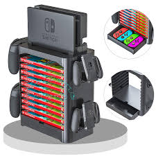 Build the included cardboard kit like a home. Nintendoswitch Nintend Switch Accessories Storage Stand Game Discs Holder Tower Controller Carry Bracket For Ns Nintendo Switch Stands Aliexpress