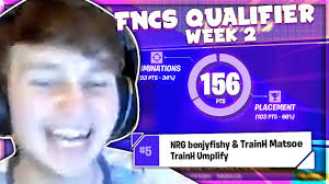 The scotts benjyfishy highlights 5. How We Qualified To The Finals Of Fncs Week 2 Youtube