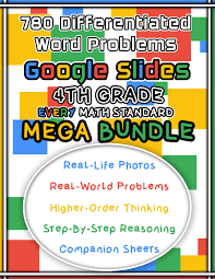 4th Grade Math Word Problems Mega Bundle 780 Word Problems Math Word Problems Math Words Word Problems
