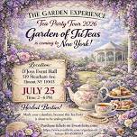 The Garden of JuTeas, Garden Experience: Tea Party Tour 2026