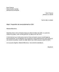 Lettre Renouvellement D Un Cdd Notre Modele Gratuit Mise A Jour 2021