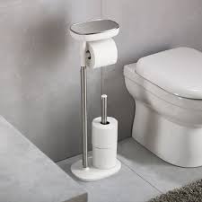 Easystore Butler Stainless Steel Freestanding Toilet Paper Holder With Shelf And Drawer In 2020 Toilet Paper Holder Toilet Paper Towel Warmer Rack
