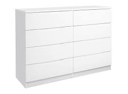 Viz Alp White Or Cashmere Gloss Bedroom Chest 4 Drawers Large Double Chest Uk Made Quality Fully Pre A Bedroom Chest Of Drawers Home Office Furniture Furniture