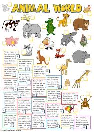 Animals Interactive And Downloadable Worksheet You Can Do The Exercises Online Or Download The W Animal Worksheets English Lessons For Kids English Activities