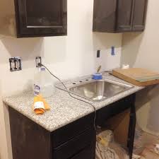 Mar 07, 2018 · use small trim nails to fasten the frame to the wall if you want to be able to remove the frame with minimal damage to the wall. How We Diy D Our Way To Real Granite Countertops