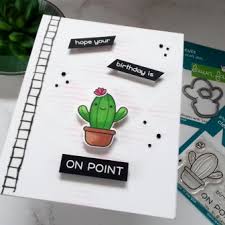 You and concord & 9th make the perfect creative team jennifer. Cute Cactus Birthday Card Seven Hills Blog