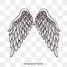 Vector Painted Feather Angel Wings Png And Psd Feather Painting Angel Wings Png Feather Angel Wings
