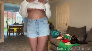 Hannah changing outfits