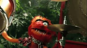 Drumming Gif Themuppets Animal Drum Discover Share Gifs Muppets Animal Muppet Animals