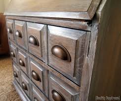 whitewashing furniture super simple