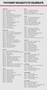 114 Fun And Silly Holidays To Celebrate With Kids Holiday Humor Silly Holidays Family Fun Night