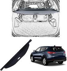Here's how the 2018 chevrolet equinox and the 2018 hyundai santa fe measure up. Buy Kaungka Cargo Cover Retractable For 15 18 Hyundai Santa Fe Sport Security Rear Trunk Black Not Fit For 13 14 Santa Fe Sport Online In Turkey B0725rfcgy