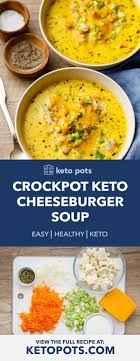 This is the most requested soup for dinner in our house! Irresistible Crockpot Keto Cheeseburger Soup A Family Favorite Keto Pots