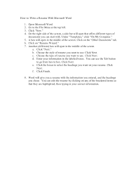 How to create a resume with microsoft word 2007. How To Use Word Resume Wizard