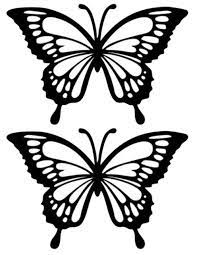 Free Butterfly Stencil Monarch Butterfly Outline And Silhouette Throughout Monarch Butterfly Template P Butterfly Stencil Butterfly Drawing Butterfly Outline