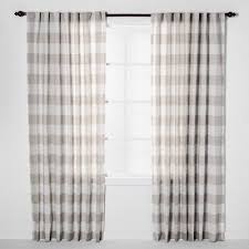 These buffalo check curtains come in the size you need to bring a charming look to your home. Plaid Light Filtering Window Curtain Panel Gray Cream Threshold Panel Curtains Window Curtains Plaid Curtains