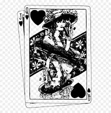 58003kb playing card themed borde poker playing card card game casino token poker transparent background png clipart size. Black And White Queen Card Hd Png Download Vhv