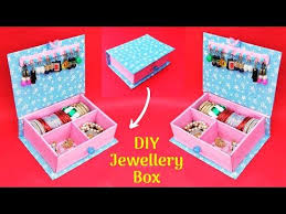 Jewellery Box Making At Home With Waste Cardboard Best Out Of Waste Diy Bangle Box Youtube Jewelry Box Diy Diy Jewellery Box Cardboard Bangle Box