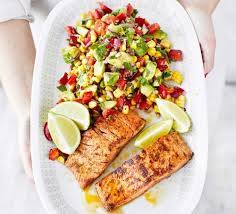 Who doesn't want to save the flavor and lose the fat? Summer Salmon Recipes Bbc Good Food