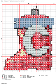 Alfabeto Delle Palline Natalizie C Christmas Cross Stitch Cross Stitch Alphabet Beautiful Cross Stitch