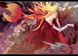 Share a gif and browse these related gif searches. Kiss Shot Acerola Orion Heart Under Blade Oshino Shinobu Zerochan Anime Image Board