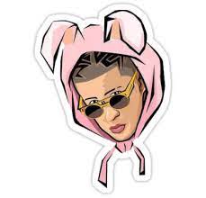 Bad Bunny Sticker By Robynthomson12 In 2021 Bunny Wallpaper Bunny Painting Bunny Drawing