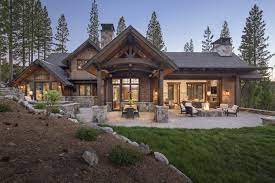 Carry the cards with you when you are looking for furniture and extras and be guaranteed that the hues will coordinate. Gorgeous Rustic Mountain Retreat With Stylish Interiors In Martis Camp Rustic House Plans Mountain Home Exterior Rustic House