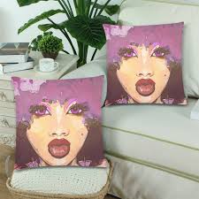 African Violet Throw