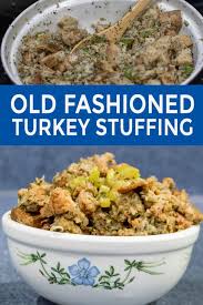 This Traditional Turkey Stuffing Recipe Made With Bread Onions Celery And Sage Is Delic In 2020 Turkey Stuffing Recipes Stuffing Recipes Traditional Turkey Stuffing