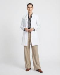 Insulated | White Fleece Lab Coat - Women | Pharmacy, Nursing, Dentists, Doctors XS