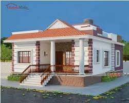 With so much space, one storey was plenty to pack in four bedrooms and three bathrooms. Small House Elevations Small House Front View Designs