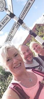 DAY 4. Hadrian's Wall Walk. 15 miles. This one was always going to be the  hard one, the emotional one. Everyone walked together to Scamore Gap,  stopping off at the 'Stone Seat'