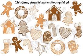 Download Christmas Cookies Clipart Gingerbread Xmas Cookies Clip Art 834907 Illustrations Design Bundles