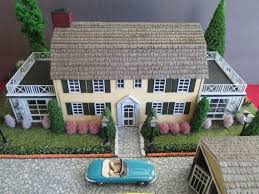 Made To Order Amityville House Ho Scale Furnished Dollhouse On Etsy Modern Living Room Set House Lift Horror House