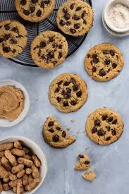 Eggless Peanut Butter Cookies Recipe With Chocolate Chips Bake With Shivesh Recipe Peanut Butter Cookies Eggless Peanut Butter Cookies Peanut Butter Cookie Recipe