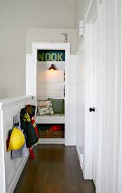 The combination of painted trim and polished window frame adds visual interest to the room. Finished Shiplap Walls And Farmhouse Door Trim In The Loft From Thrifty Decor Chick