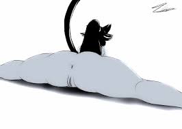 Immerse in the illicit pleasures of Yoruichi's cat pose, a testament to her unmatched sex appeal and captivating presence.