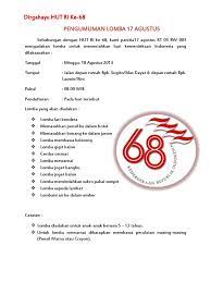 Surat pemberitahuan lomba 17 agustus kabar dd. Pamflet 17 Agustus Pdf
