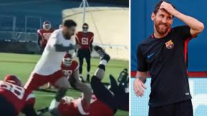 Gracias amor por este regalo hermosooo @antoroccuzzo88. Messi S Viral Spot Sees Him Body Swerve A Dog As Com