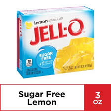Jell O Sugar Free Lemon Instant Gelatin Mix 0 3 Oz Box Walmart Com In 2020 Jell O Sugar Free Gelatin Dessert