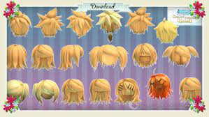 Hair Pack 02 By Shaka Yo Hair Pack Kawaii Hairstyles Anime Hair
