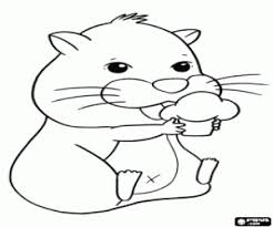 Meerschweinchen mit hut zum ausmalen zum ausmalen de hellokids com / auf einem arbeitsblatt kann den schülern zunächst der richtige umgang. Ausmalbilder Der Hamster Und Der Cupcake Zum Ausdrucken Bear Coloring Pages Squirrel Coloring Page Coloring Pages